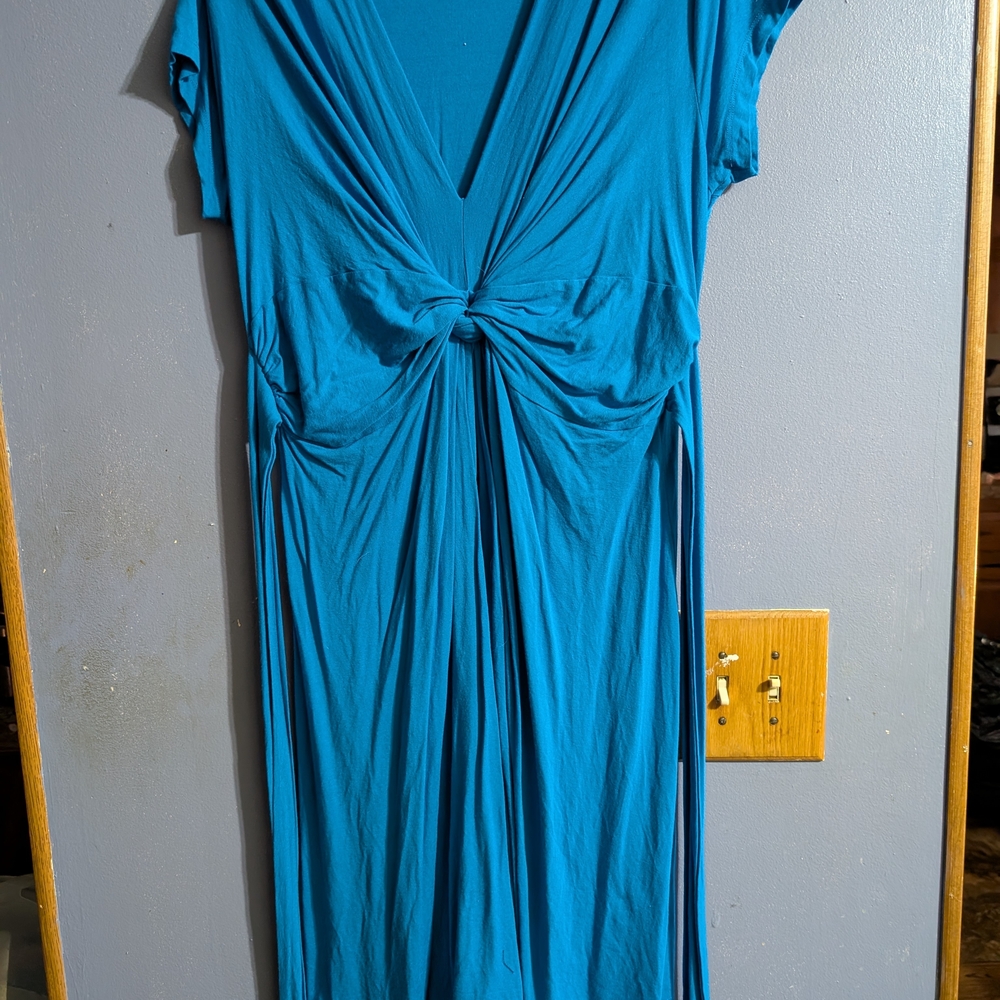 Seraphine Blue Midi Dress